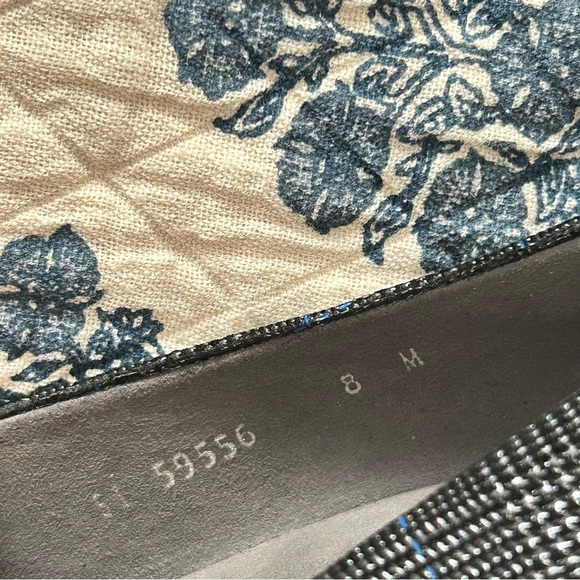 Stuart Weitzman FRAMEF5 Pewter Scotch Woven Pumps – Size 8 - Picture 10 of 11